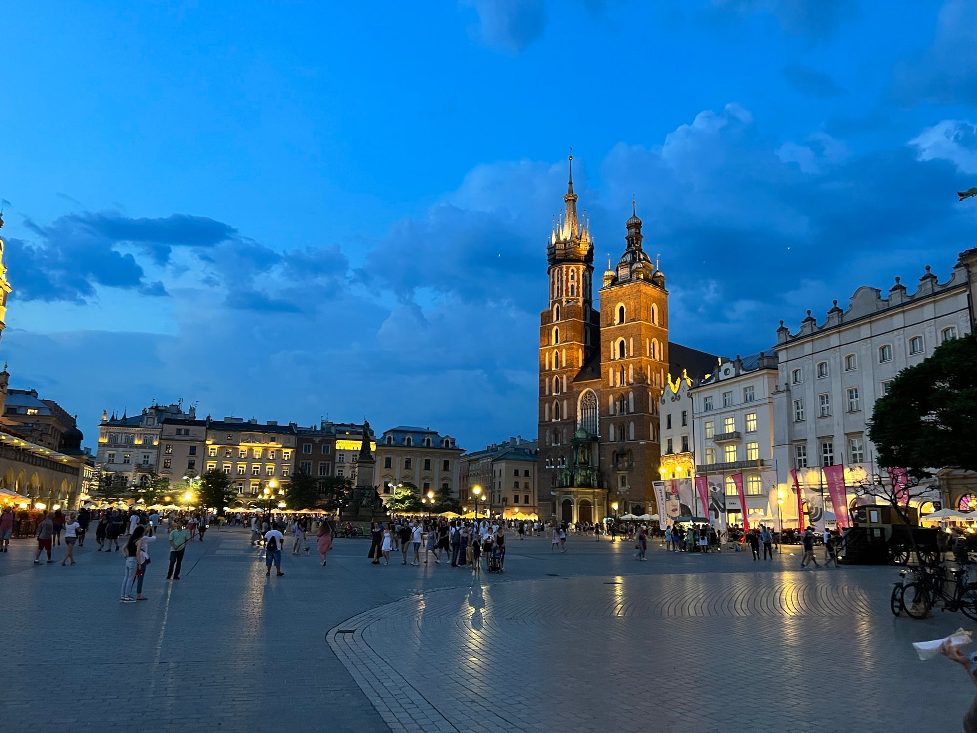 Old Town Square Krakow Poland