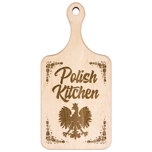 Polish Kitchen Hardwood Paddle Cutting Board - Small / Maple - Polish Shirt Store