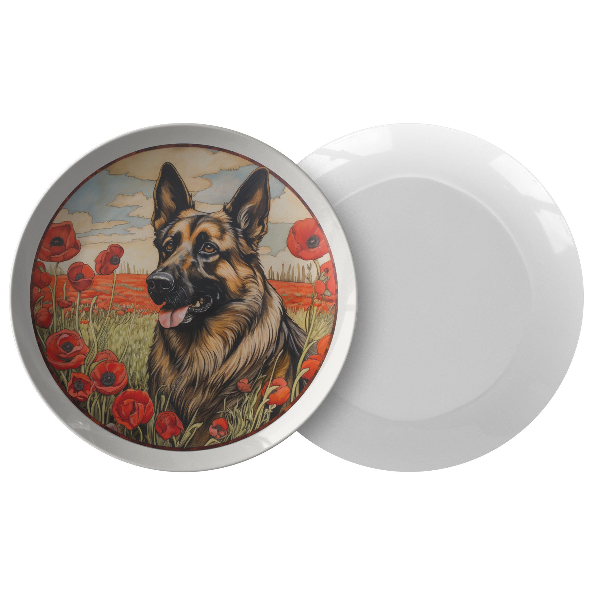 Polish Tatra Shepherd Dog Plate Kitchenware teelaunch Single  