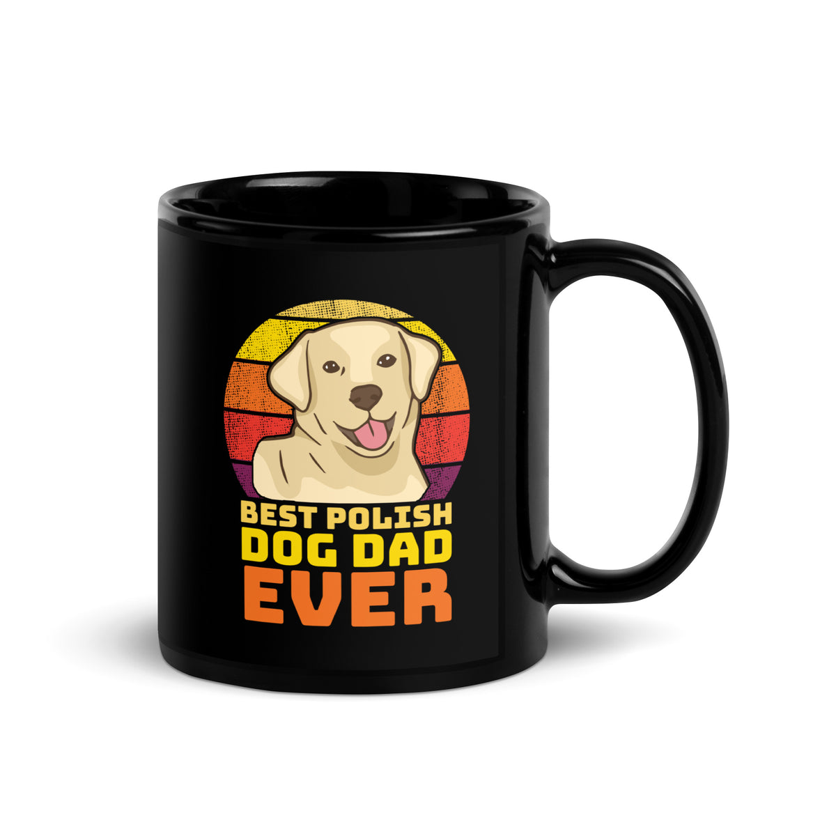 Best Polish Dog Dad Ever Black Glossy Mug  Polish Shirt Store   