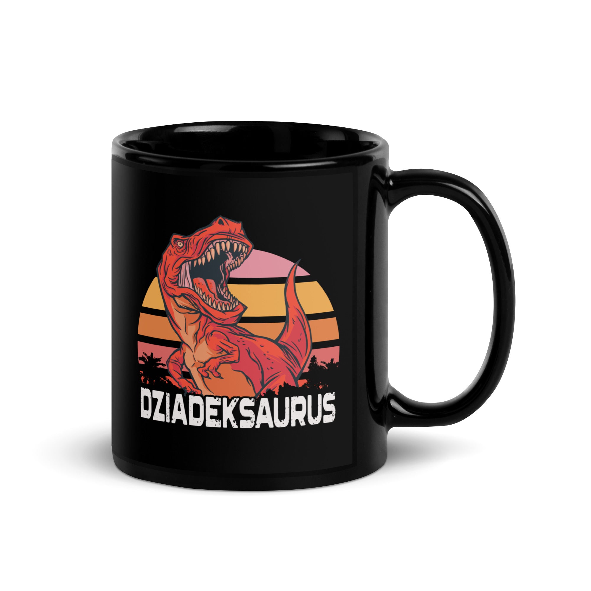 Dziadeksaurus Black Glossy Mug  Polish Shirt Store   