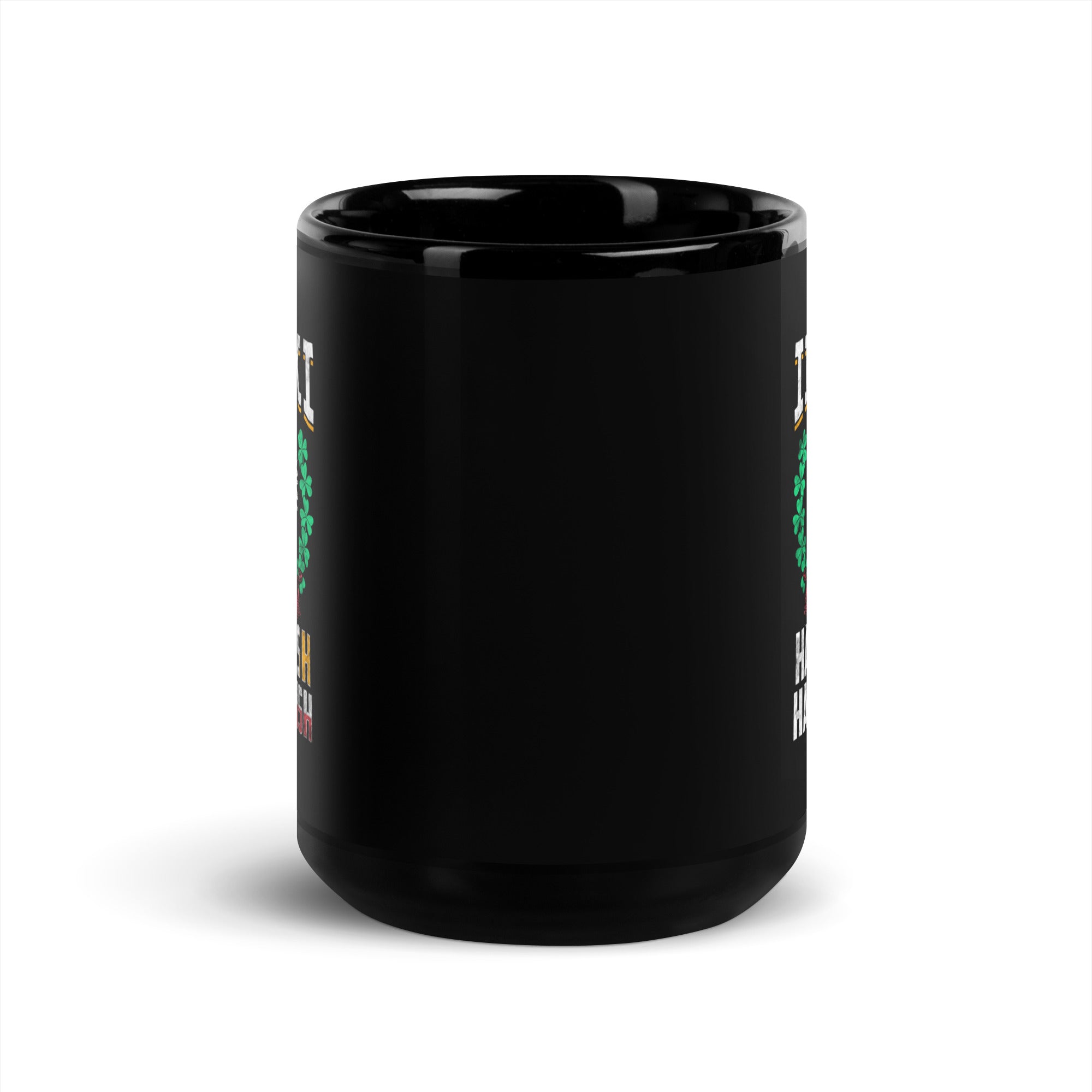 Iriski Black Glossy Mug  Polish Shirt Store   