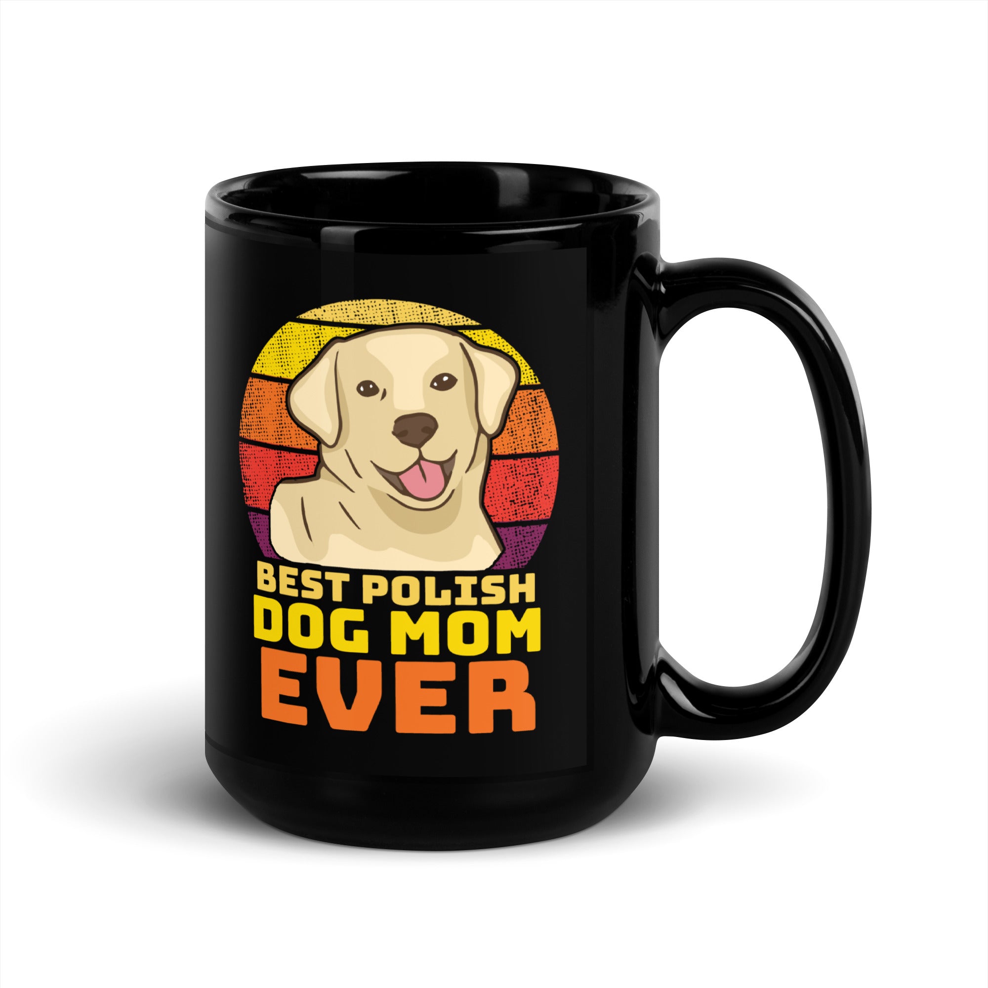 Best Polish Dog Mom Ever Black Glossy Mug  Polish Shirt Store   