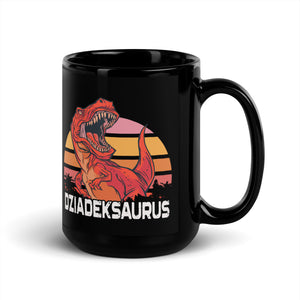 Dziadeksaurus Black Glossy Mug -  - Polish Shirt Store
