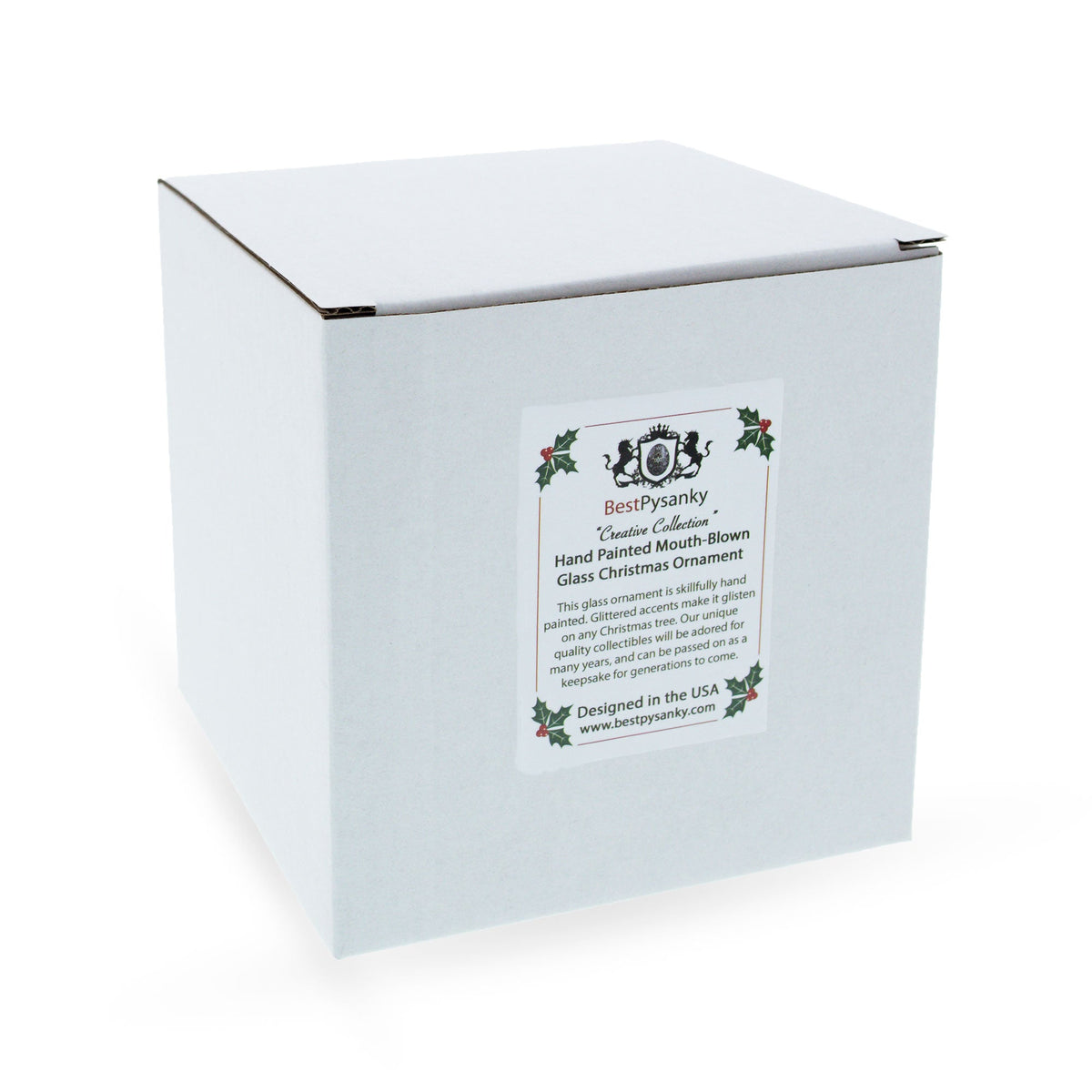 Retro Toy Car Glass Christmas Ornament