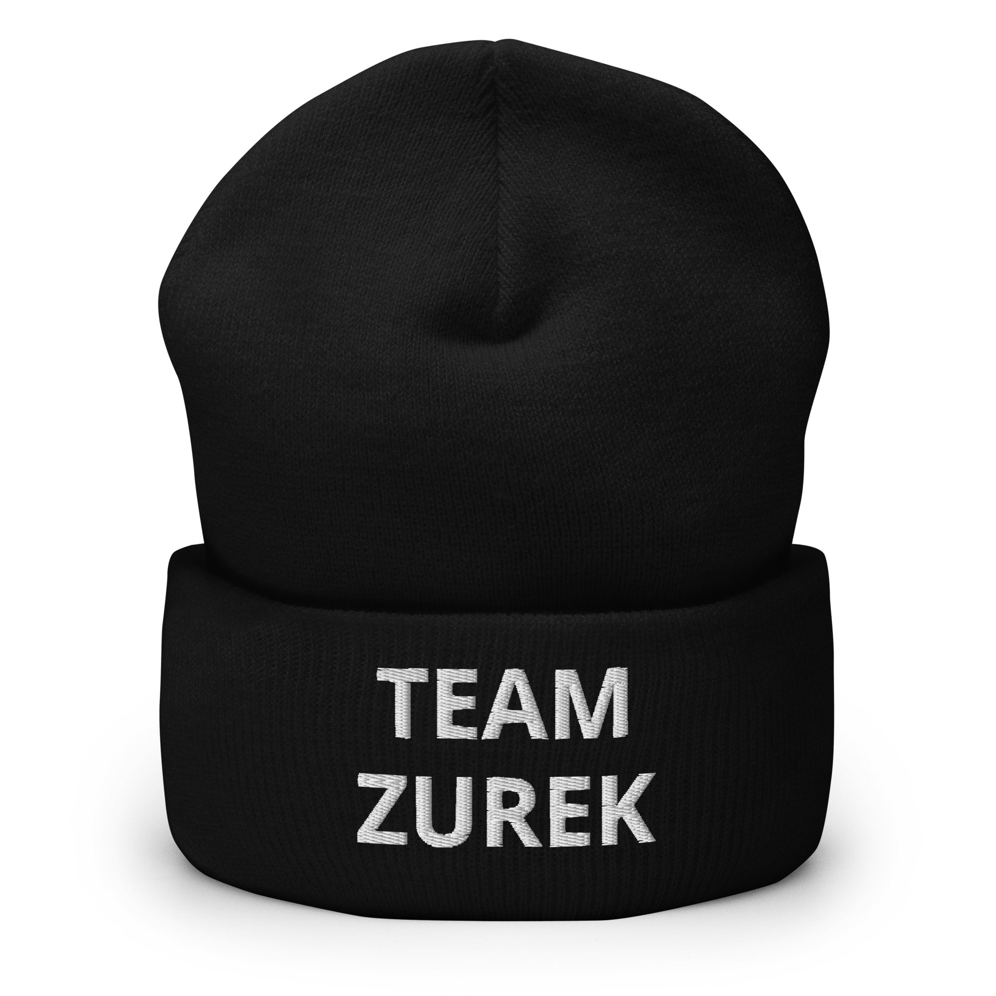 Team Zurek Cuffed Beanie  Polish Shirt Store Black  