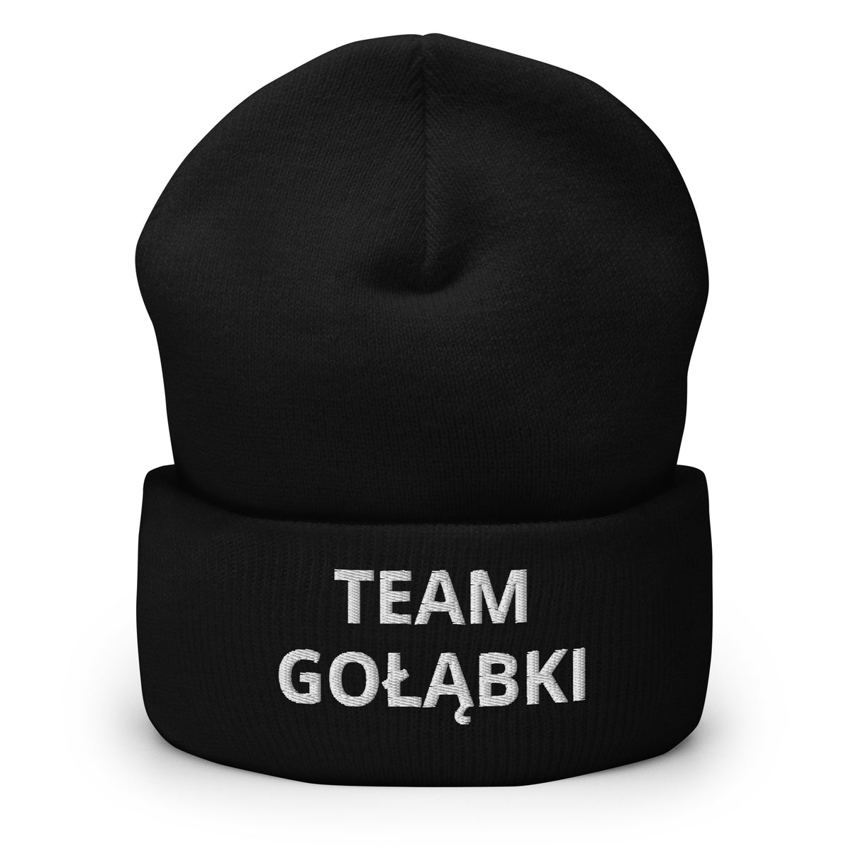 Team Golabki Cuffed Beanie  Polish Shirt Store Black  