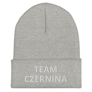 Team Czernina Cuffed Beanie - Heather Grey - Polish Shirt Store