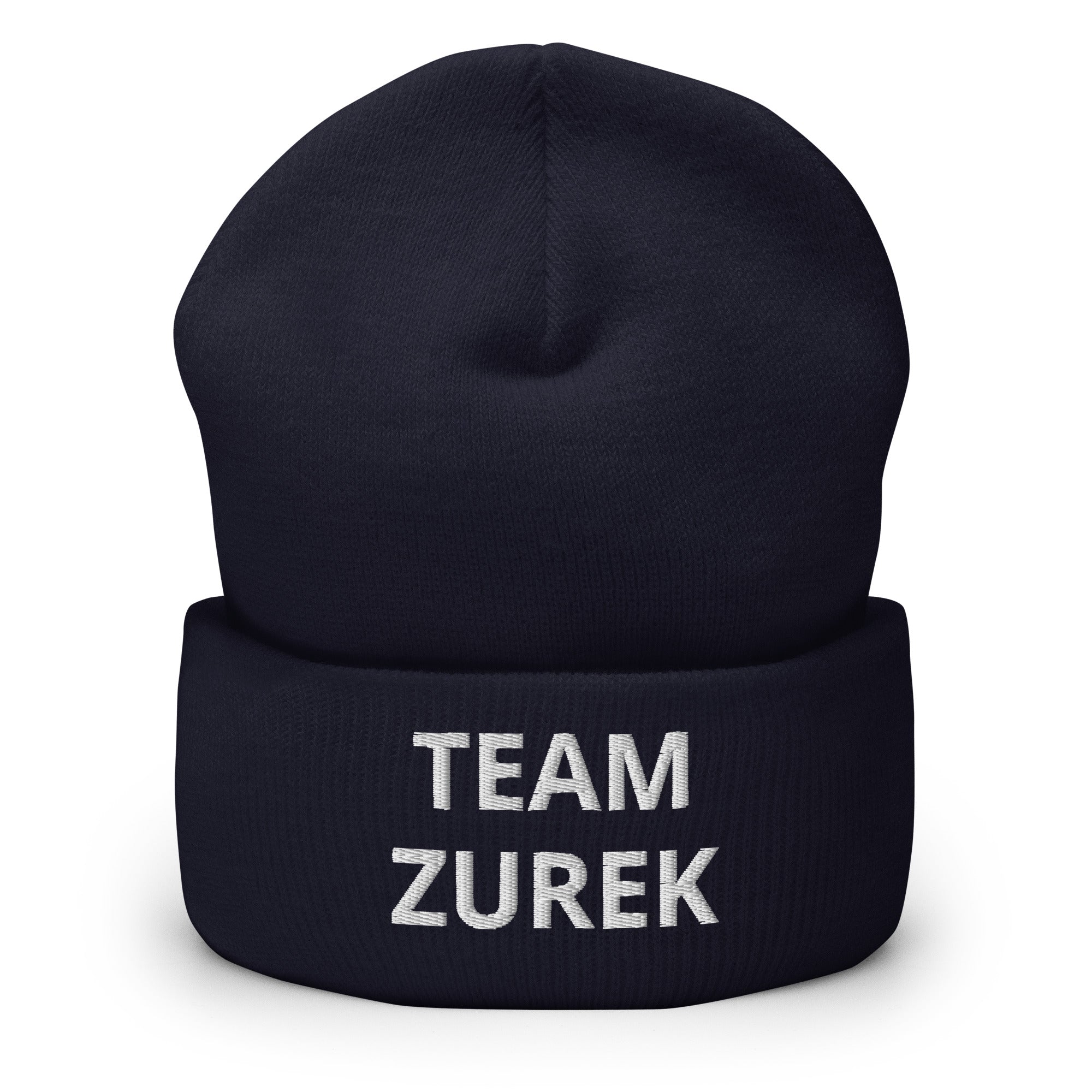 Team Zurek Cuffed Beanie  Polish Shirt Store Navy  