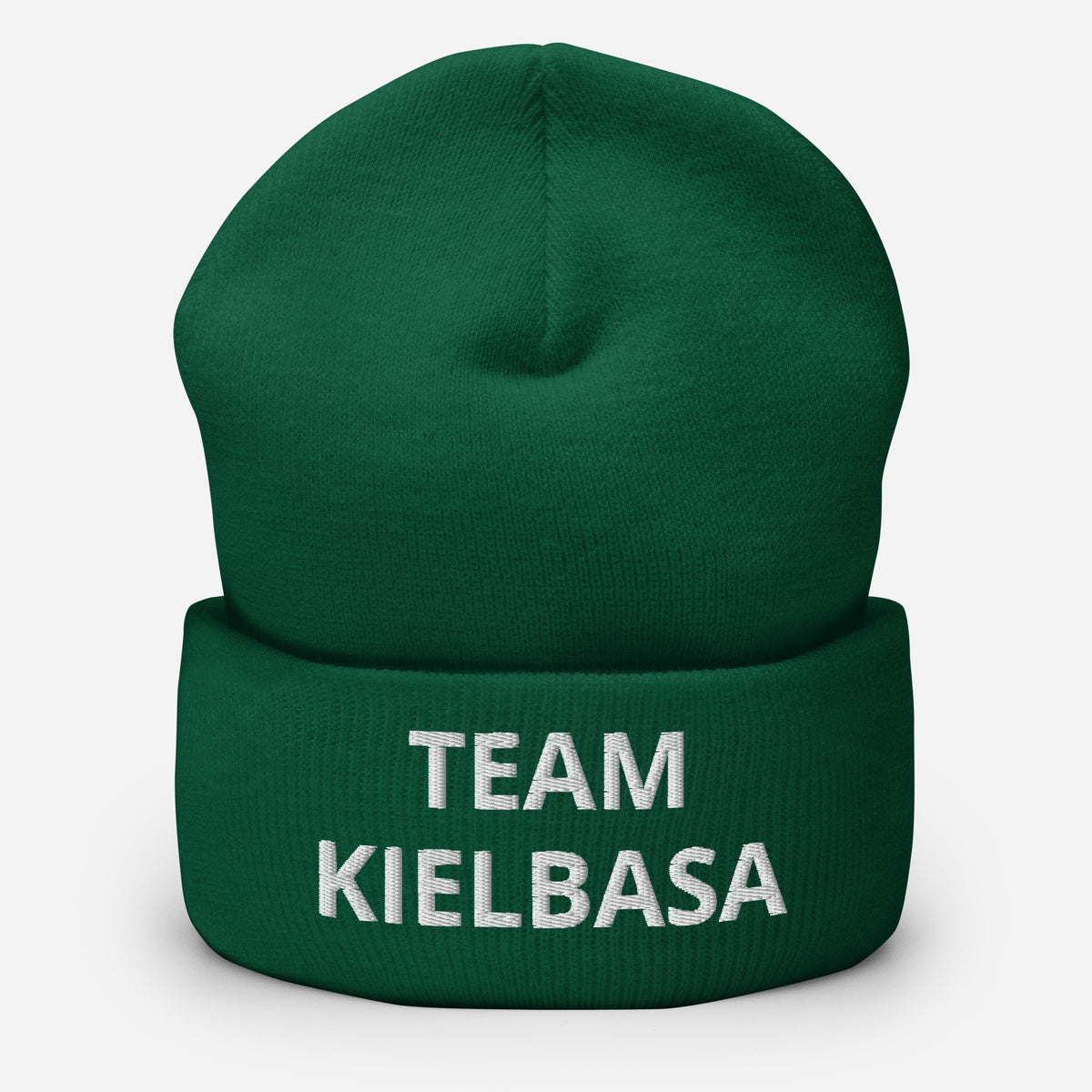 Team Kielbasa Cuffed Beanie  Polish Shirt Store Spruce  