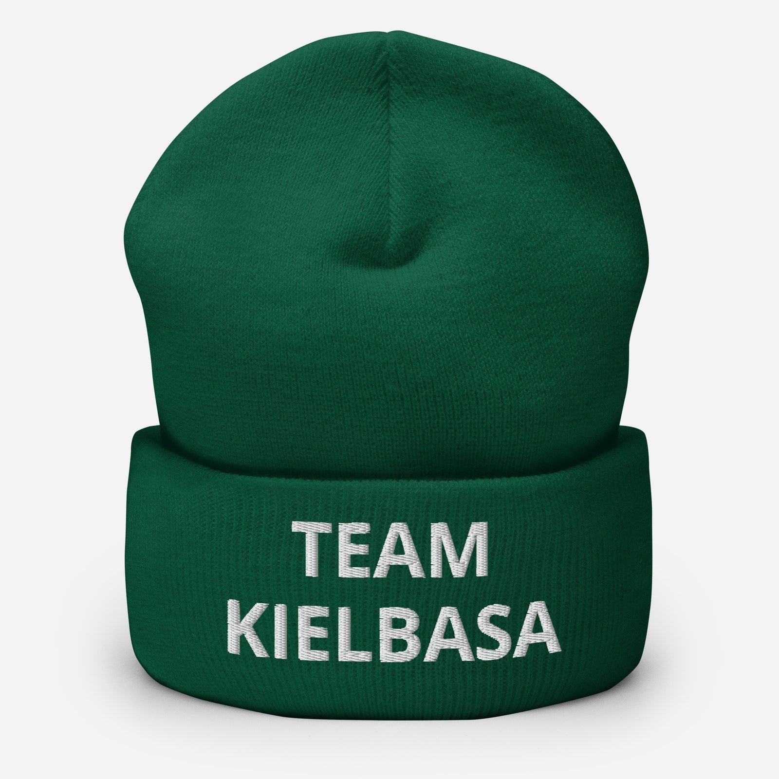 Team Kielbasa Cuffed Beanie  Polish Shirt Store Spruce  