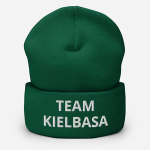 Team Kielbasa Cuffed Beanie - Spruce - Polish Shirt Store