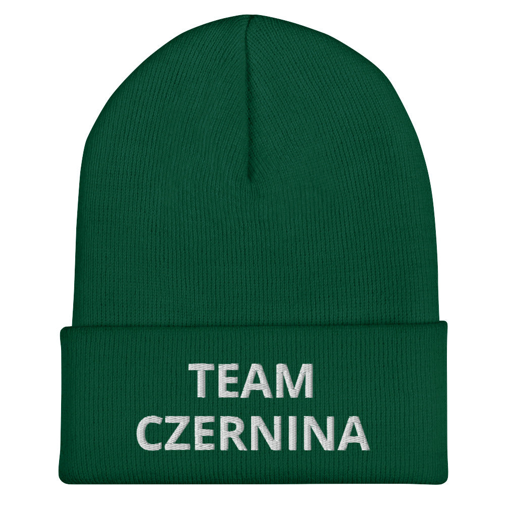 Team Czernina Cuffed Beanie  Polish Shirt Store Spruce  