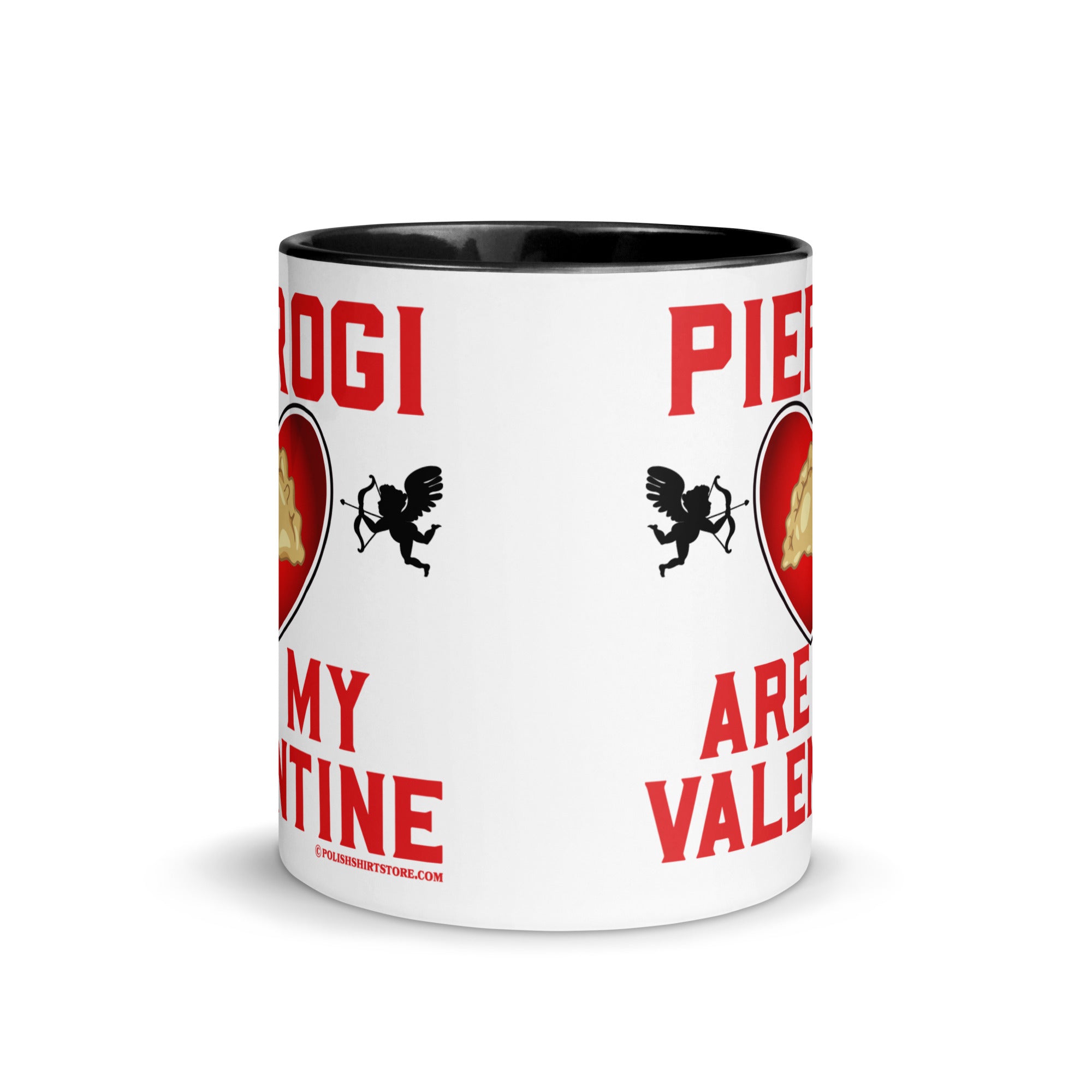 Pierogi Are My Valentine Coffee Mug with Color Inside  Polish Shirt Store   