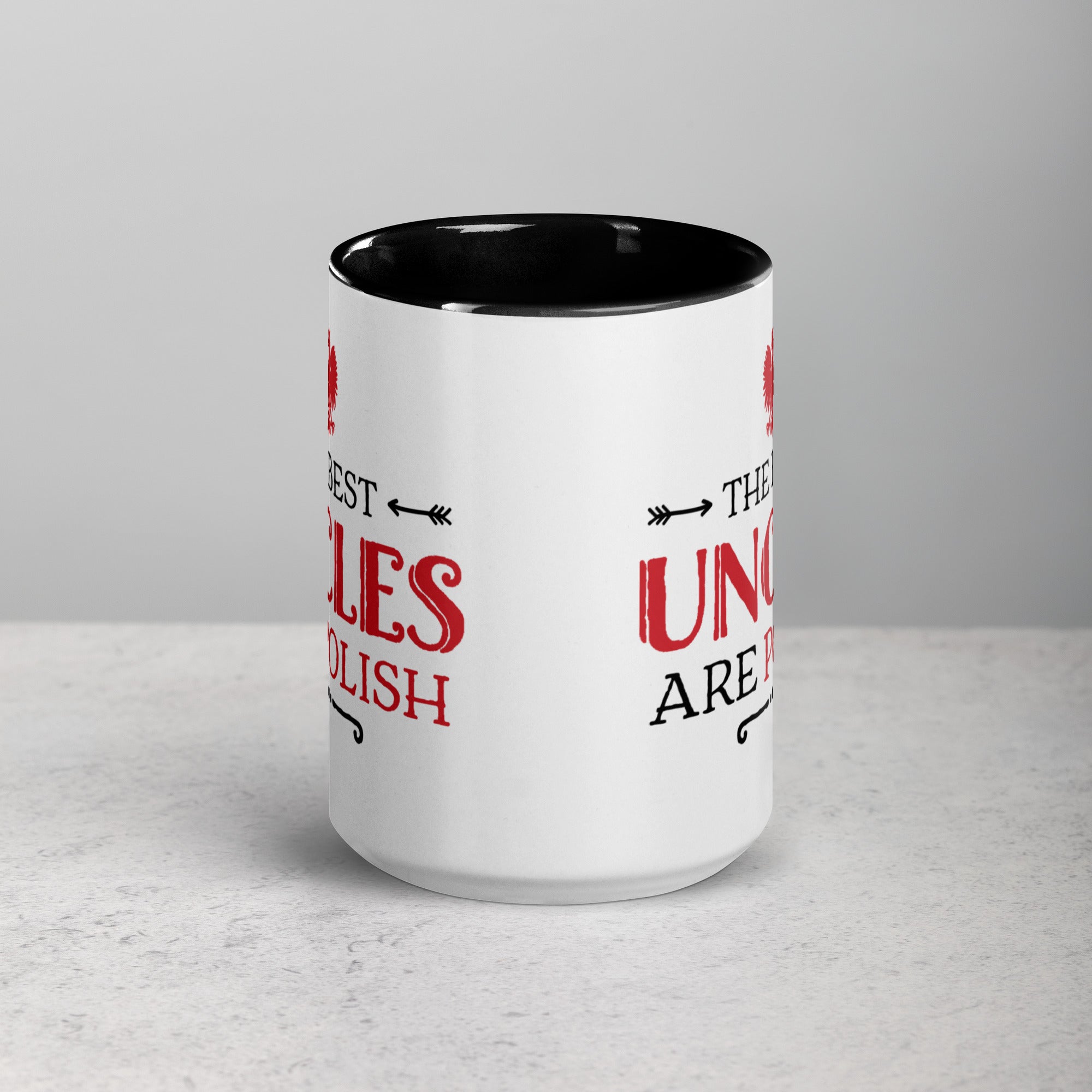 The Best Uncles Are Polish 15 Oz Coffee Mug with Color Inside  Polish Shirt Store   