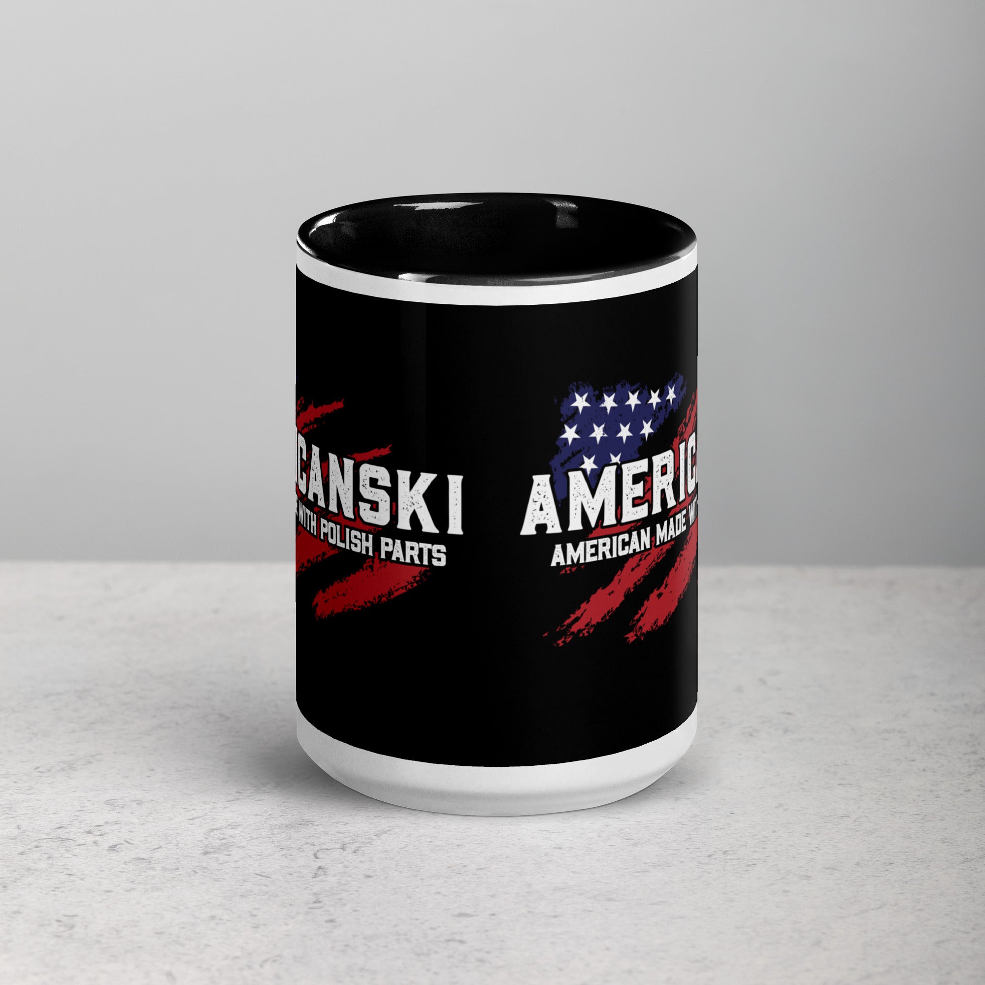 Americanski Coffee Mug with Color Inside  Polish Shirt Store   