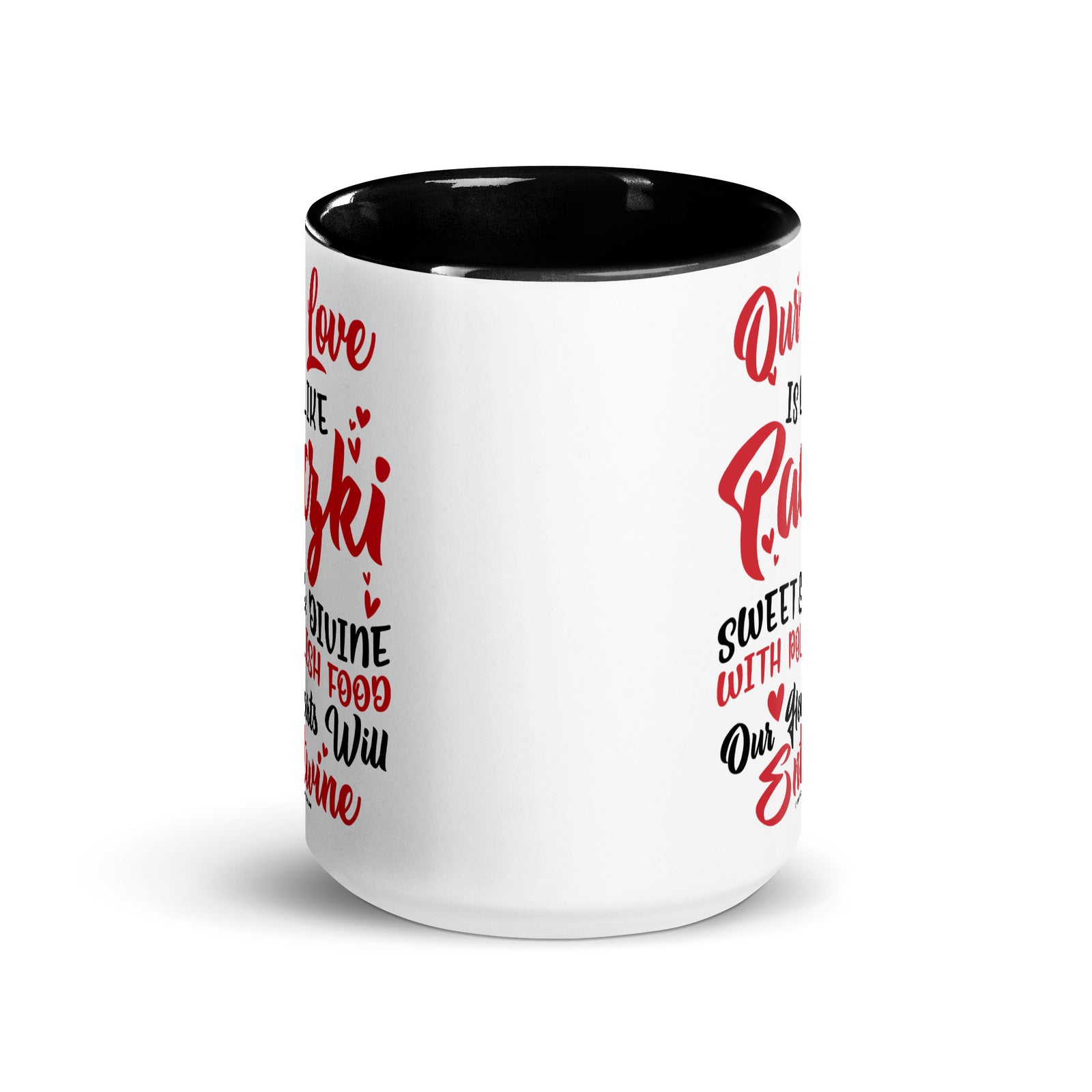 Our Love Is Like Paczki Coffee Mug with Color Inside  Polish Shirt Store   