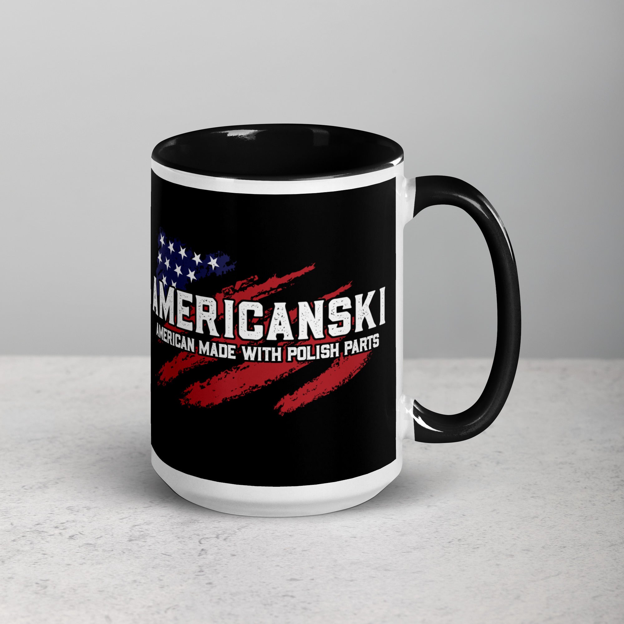 Americanski Coffee Mug with Color Inside  Polish Shirt Store   