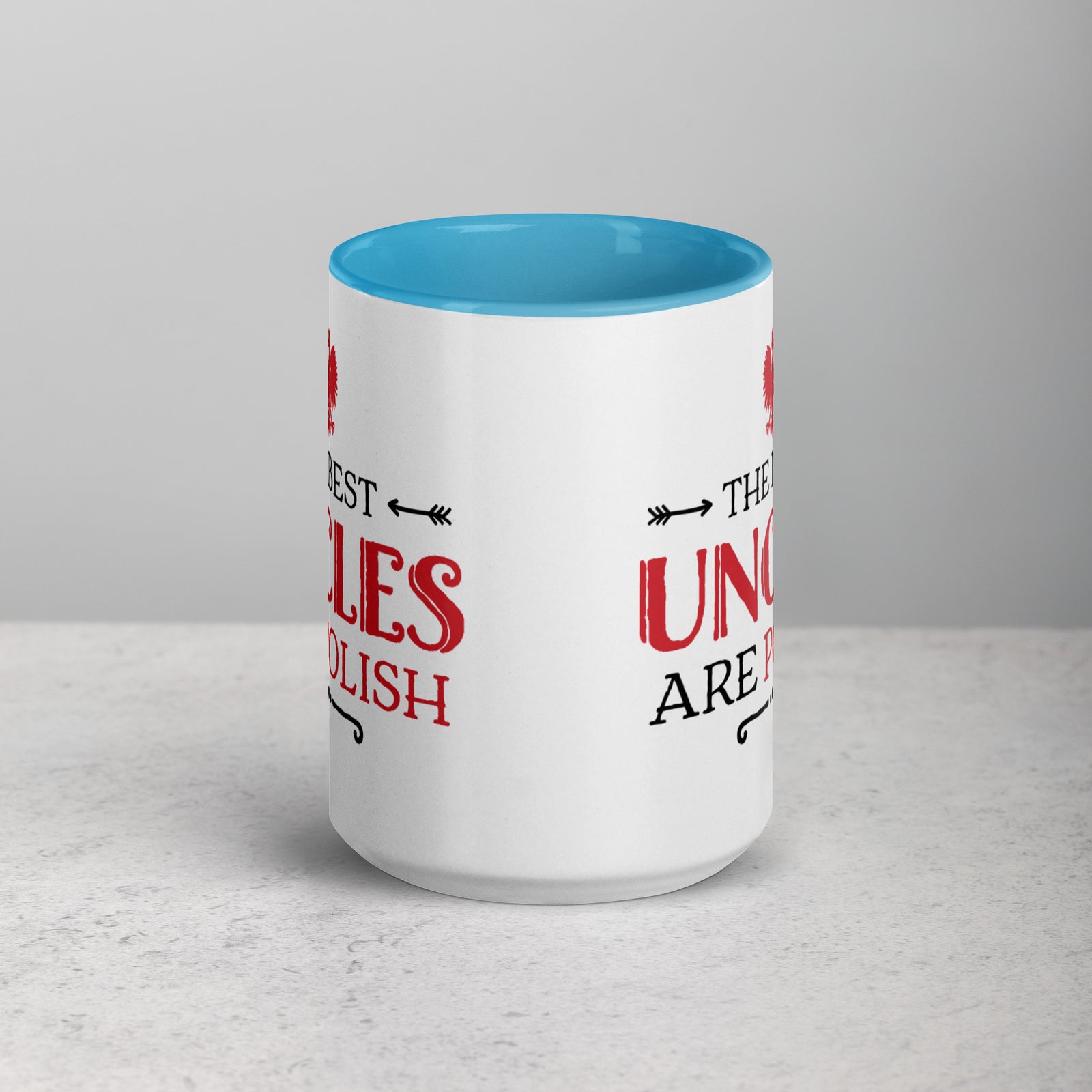 The Best Uncles Are Polish 15 Oz Coffee Mug with Color Inside  Polish Shirt Store   