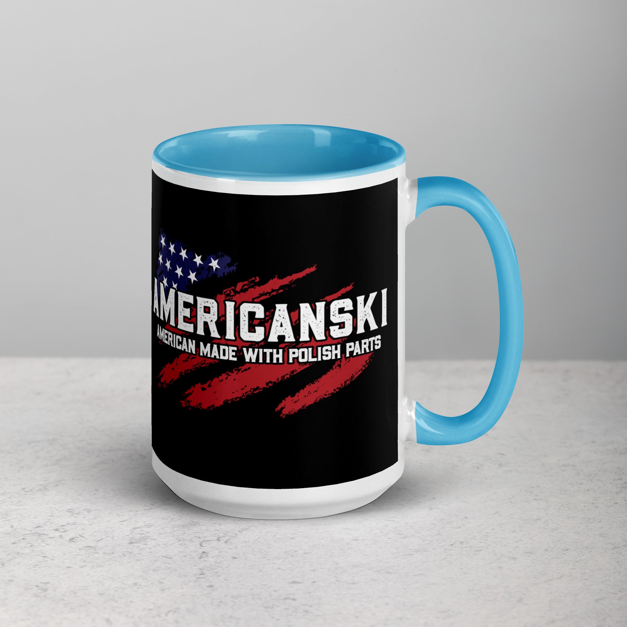 Americanski Coffee Mug with Color Inside  Polish Shirt Store   