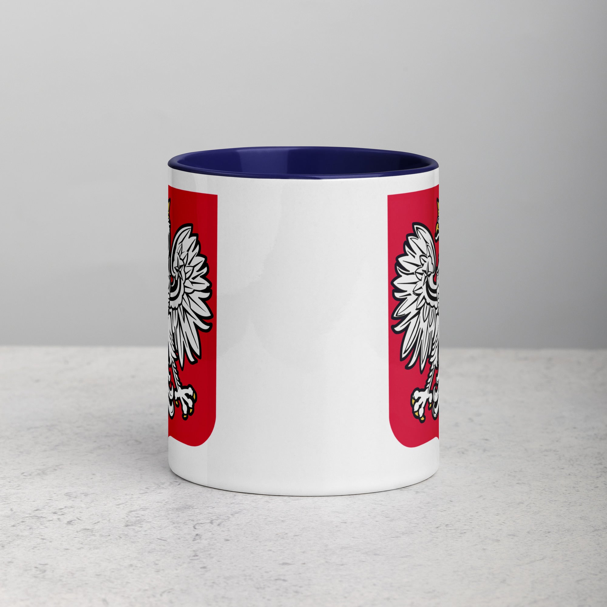 Polish Eagle Coffee Mug with Color Inside  Polish Shirt Store   