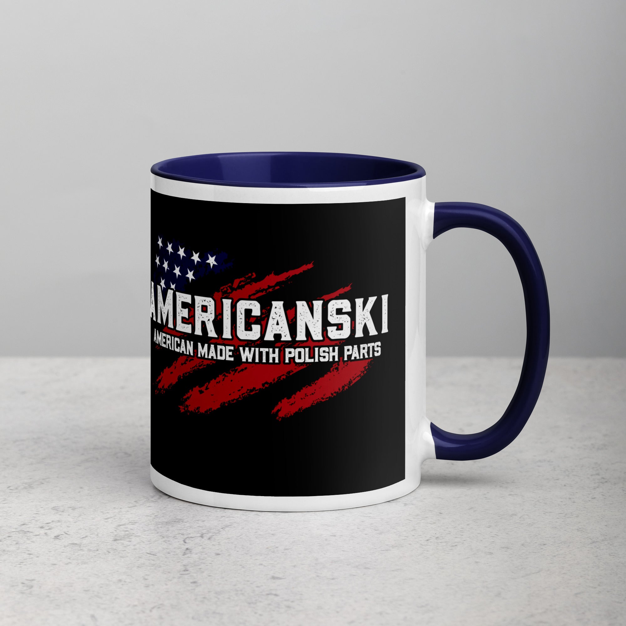 Americanski Coffee Mug with Color Inside  Polish Shirt Store   