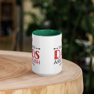 The Best Dads Are Polish 15 Oz Coffee Mug with Color Inside -  - Polish Shirt Store
