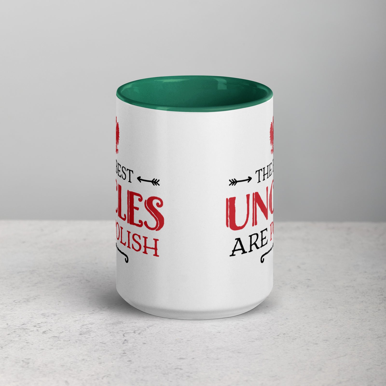 The Best Uncles Are Polish 15 Oz Coffee Mug with Color Inside  Polish Shirt Store   