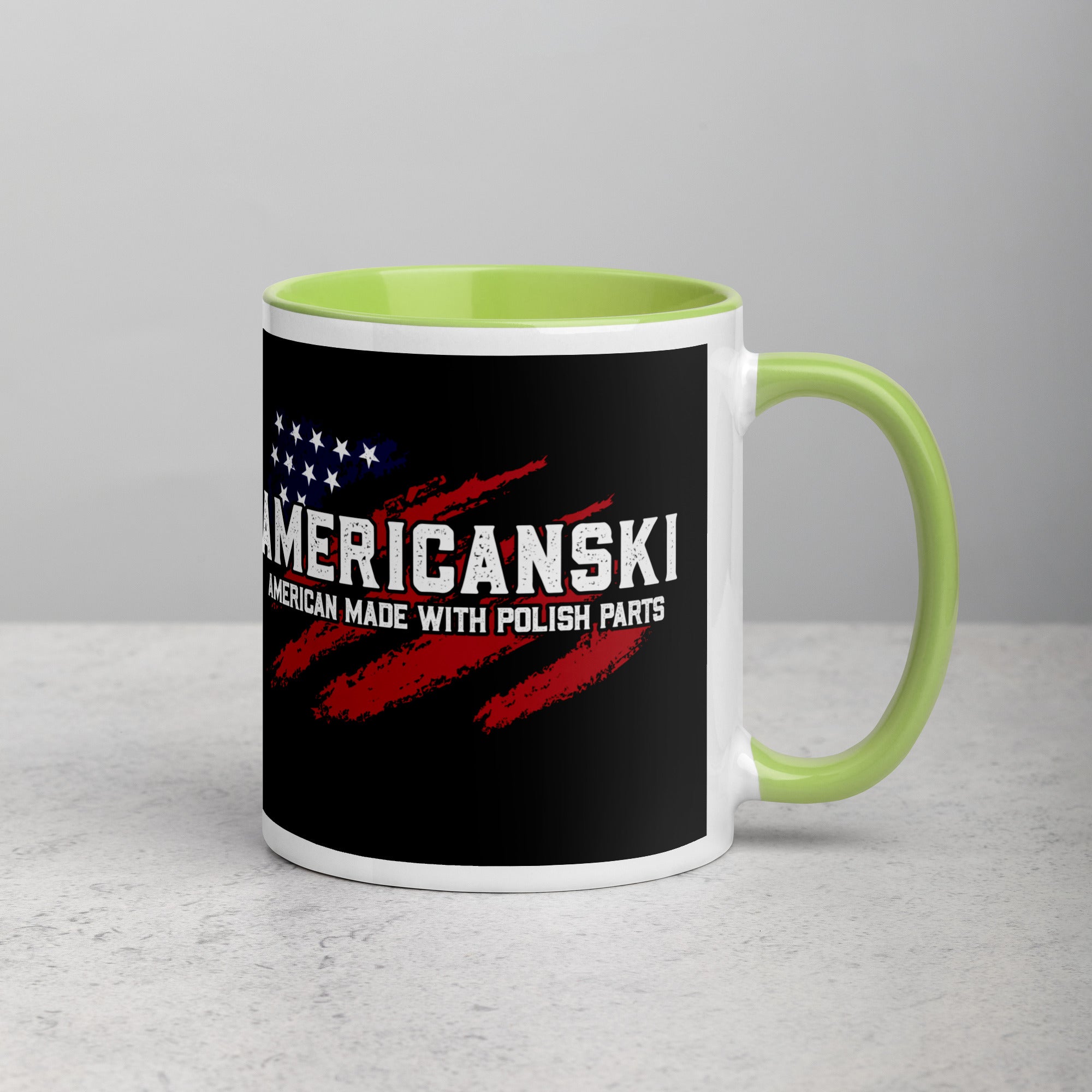 Americanski Coffee Mug with Color Inside  Polish Shirt Store   