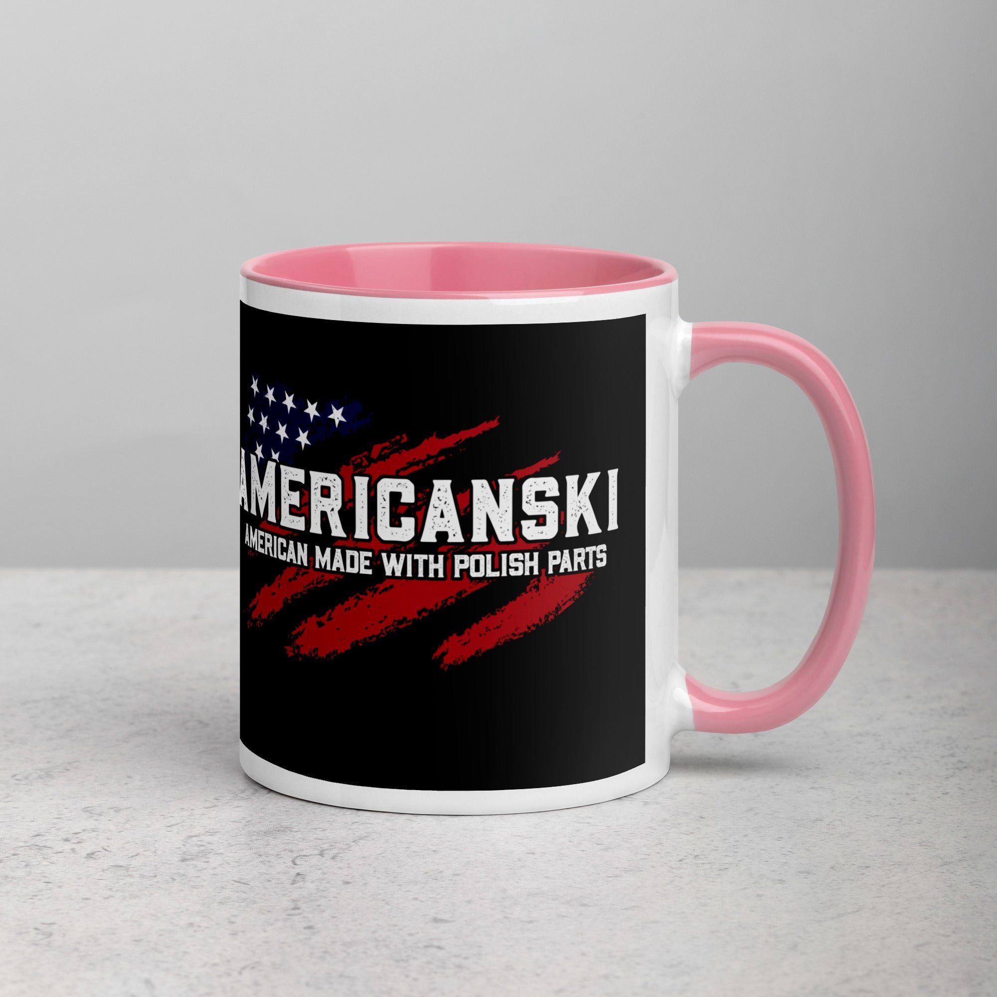 Americanski Coffee Mug with Color Inside  Polish Shirt Store   