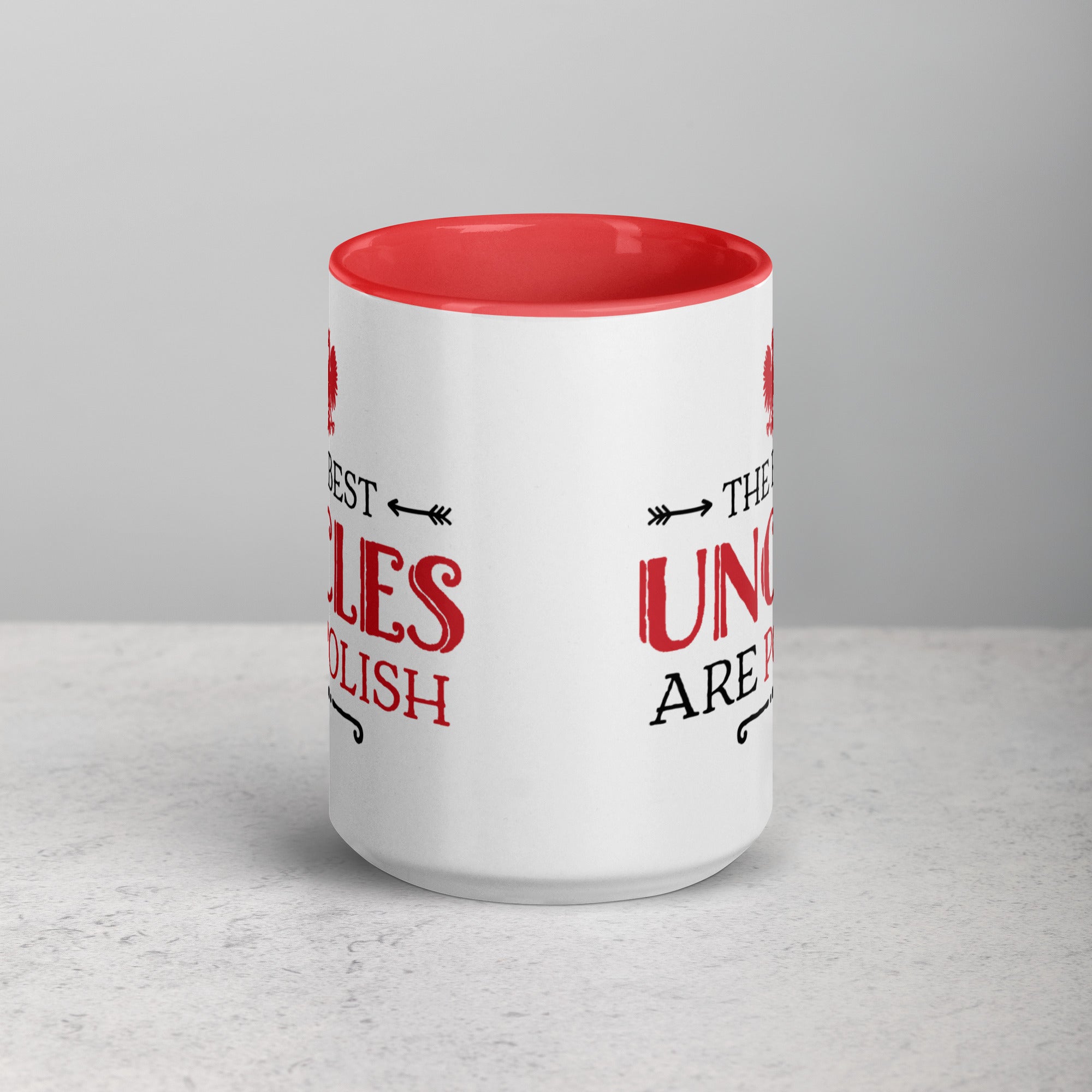 The Best Uncles Are Polish 15 Oz Coffee Mug with Color Inside  Polish Shirt Store   