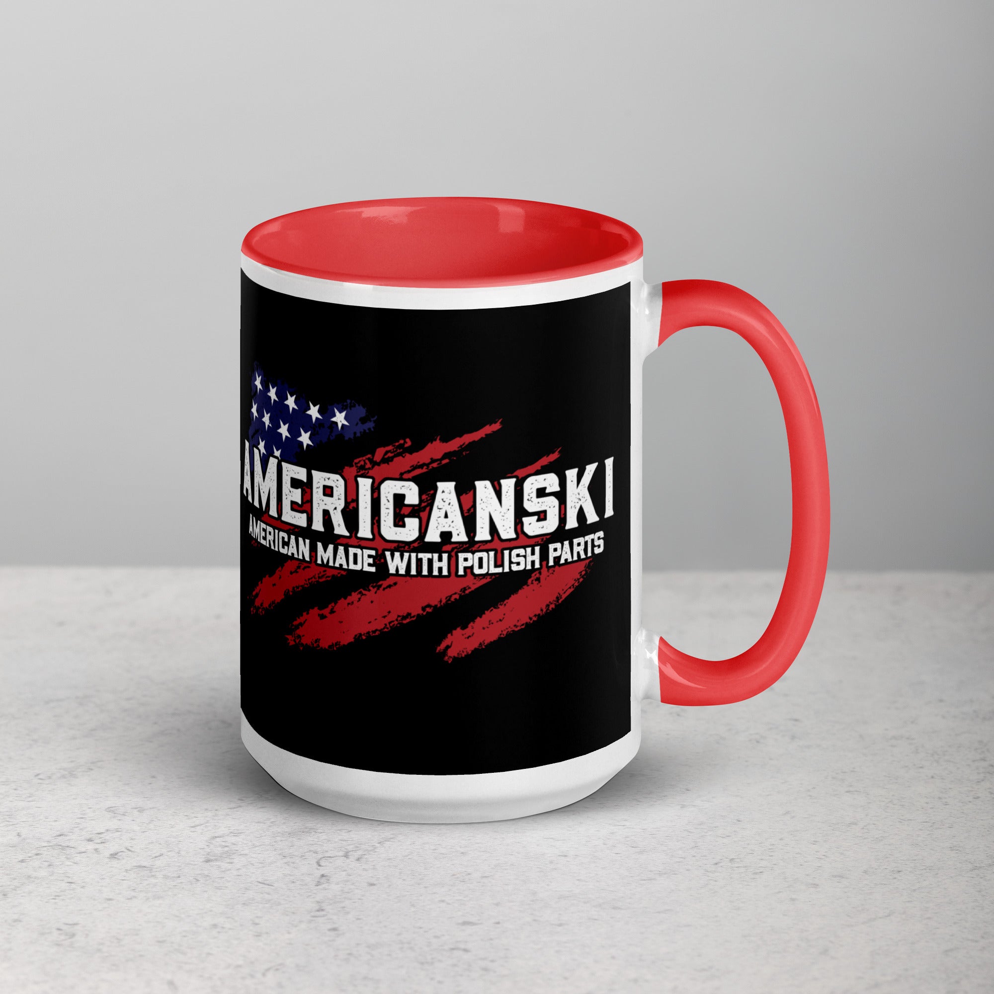 Americanski Coffee Mug with Color Inside  Polish Shirt Store   