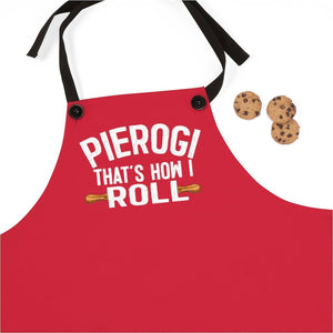 Pierogi That's How I Roll Poly Twill Apron - One Size - Polish Shirt Store