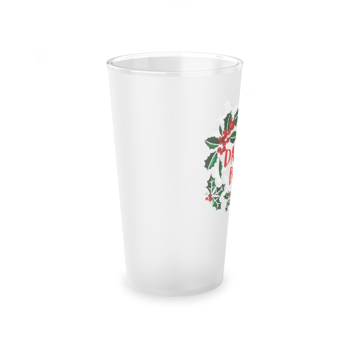 Daj Mi Buzi Frosted Pint Glass, 16oz Mug Printify   