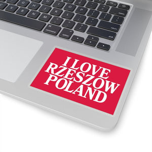 I Love Rzeszow Poland Sticker -  - Polish Shirt Store