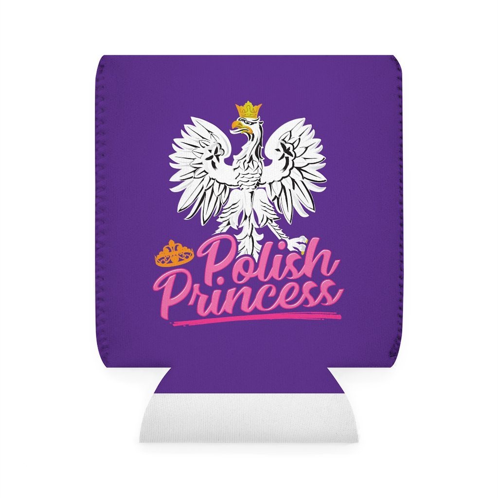 Polish Princess Can Cooler Sleeve Accessories Printify   