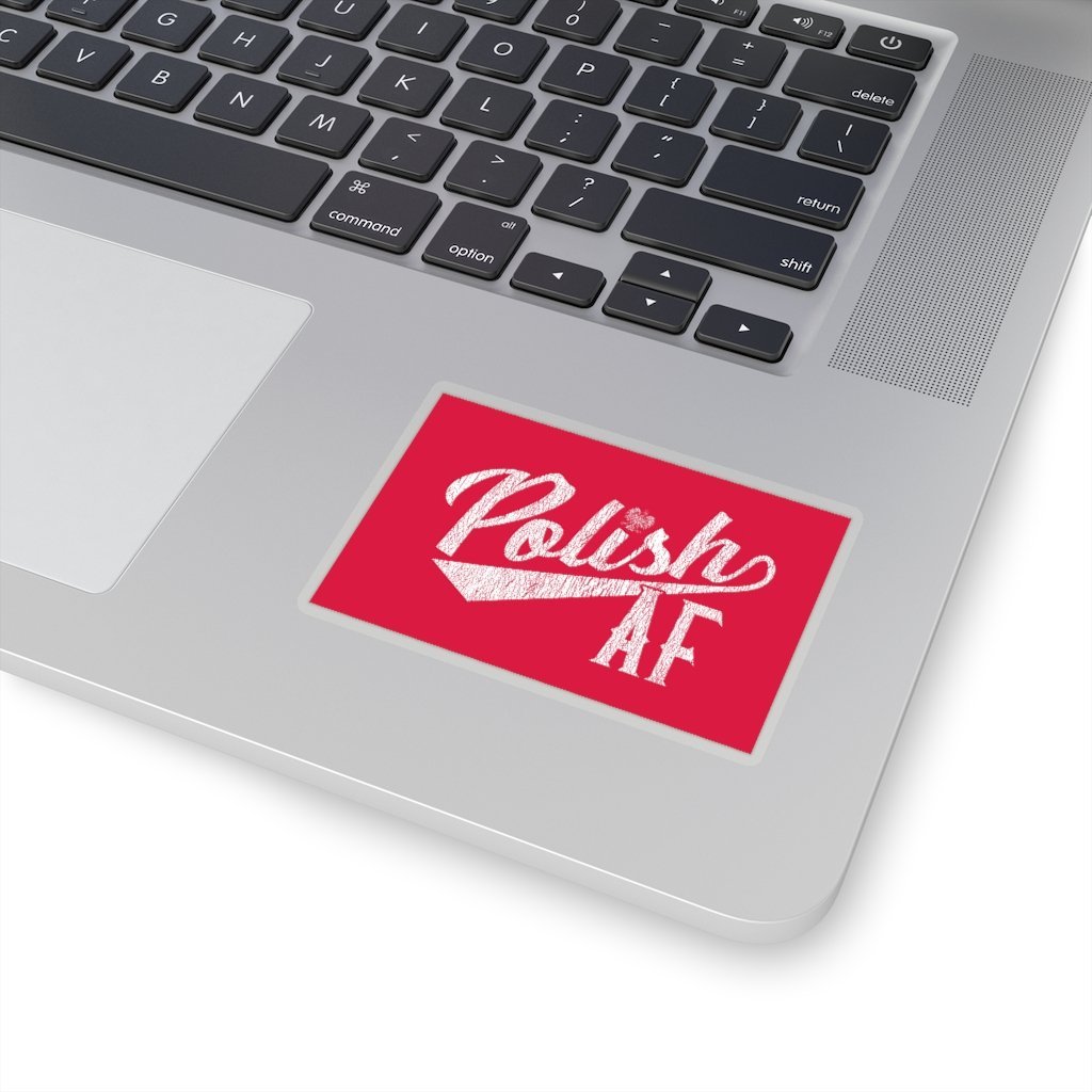 Polish AF Die-Cut Sticker Paper products Printify   
