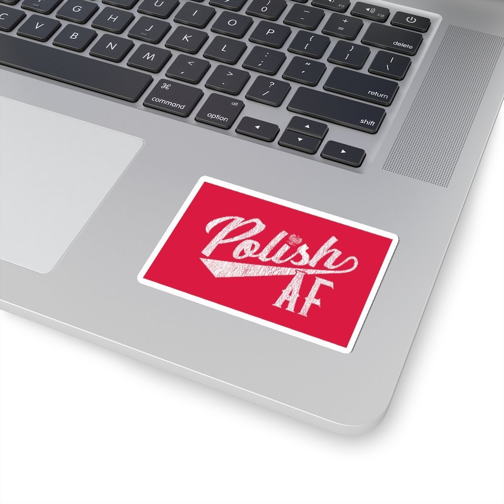Polish AF Die-Cut Sticker Paper products Printify   