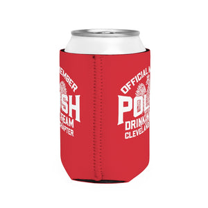 Polish Drinking Team Cleveland Chapter Can Cooler Sleeve -  - Polish Shirt Store