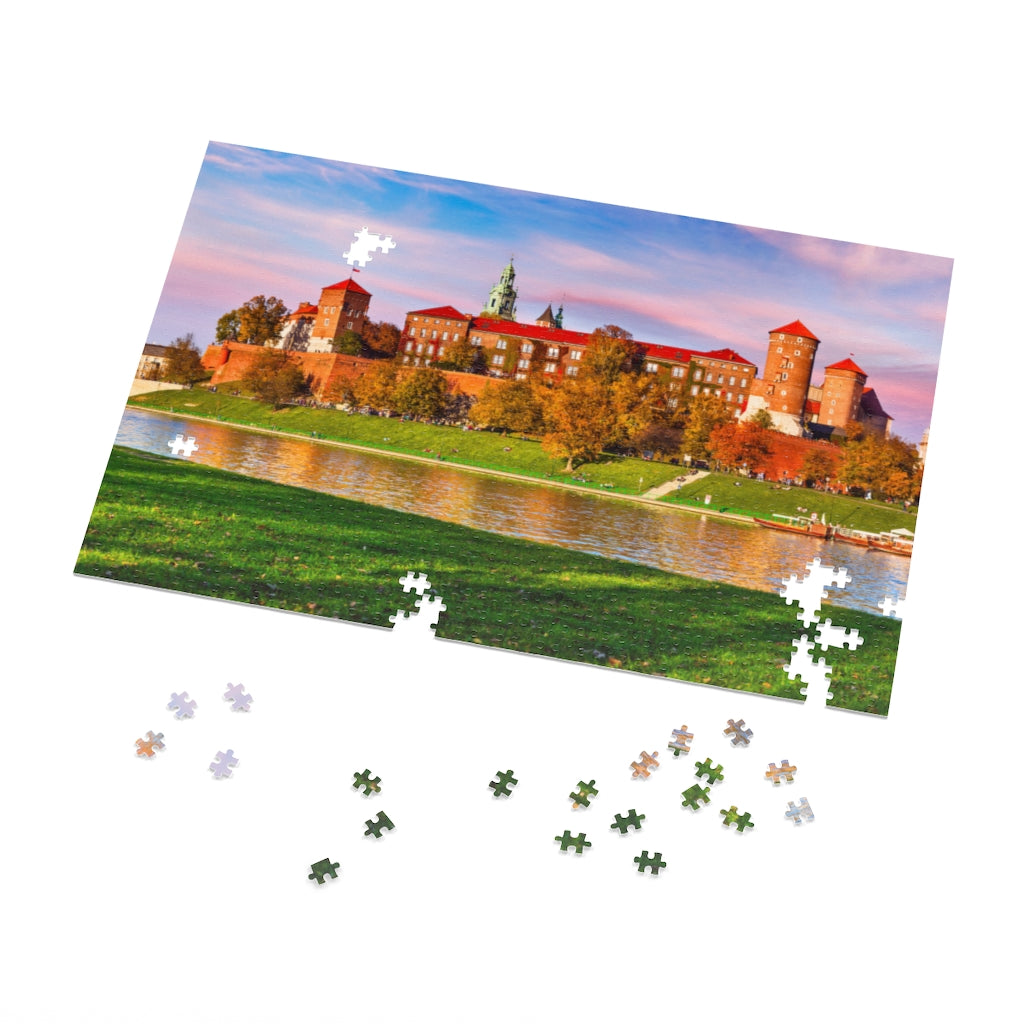 Wawel Castle Jigsaw Puzzle Puzzle Printify 29.25" × 19.75" (1000 pcs)  