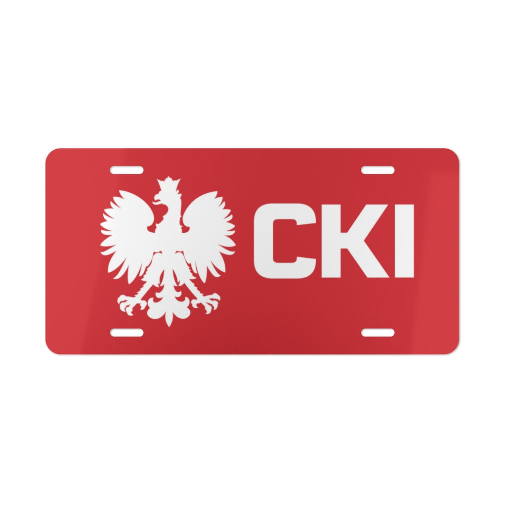CKI Surname Ending Vanity Plate Accessories Printify 12" × 6"  