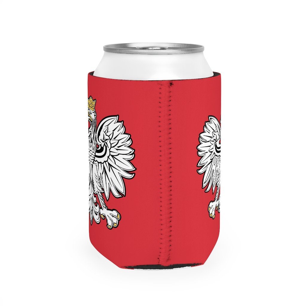 Polish Eagle Can Cooler Sleeve Accessories Printify   