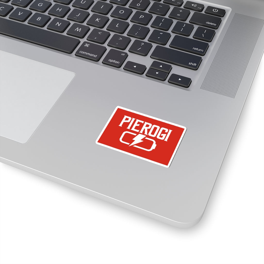 Pierogi Power Die-Cut Sticker Paper products Printify   