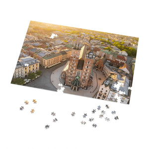 Krakow Old Town Jigsaw Puzzle - 29.25" × 19.75" (1000 pcs) - Polish Shirt Store