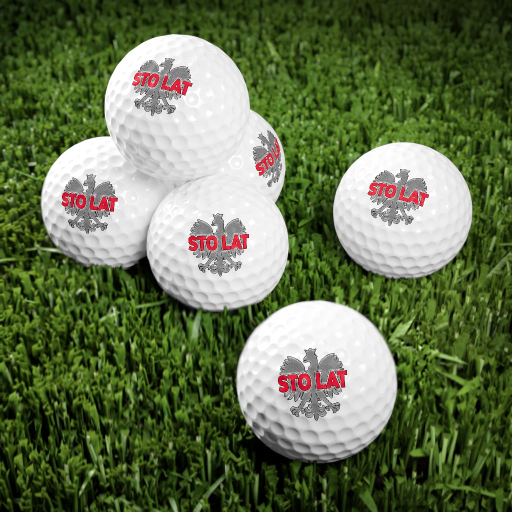 Sto Lat Golf Balls, 6pcs Accessories Printify   
