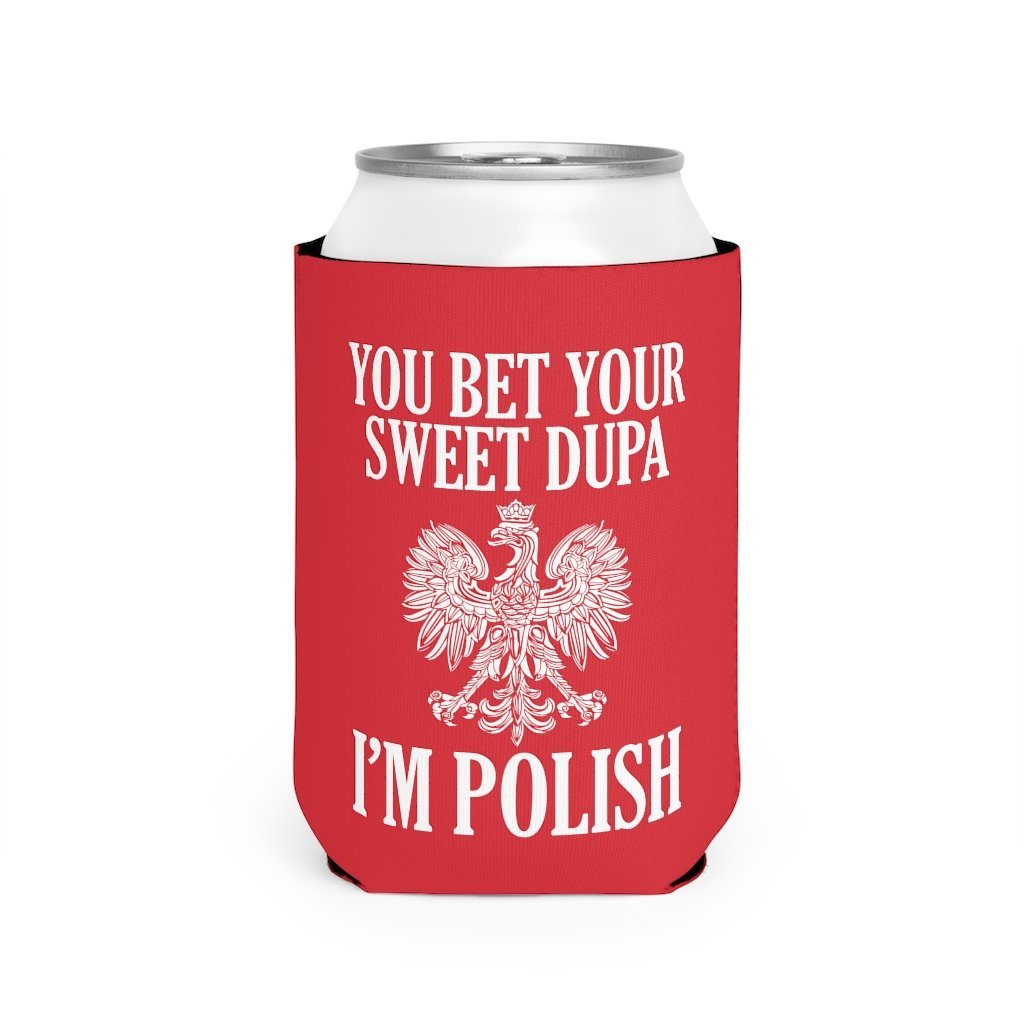Sweet Dupa Can Cooler Sleeve Accessories Printify White One size 