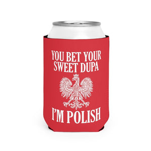 Sweet Dupa Can Cooler Sleeve - White / One size - Polish Shirt Store