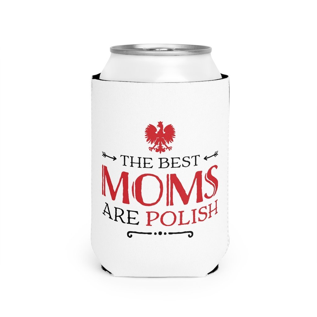 Polish Mom Can Cooler Sleeve Accessories Printify White One size 