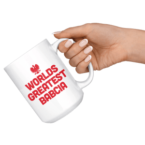 World's Greatest Babcia Coffee Mug -  - Polish Shirt Store