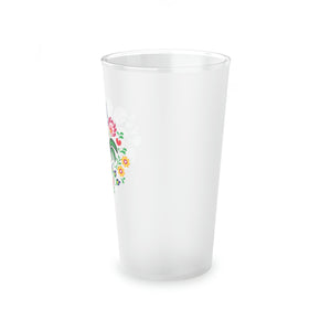 Polish Rooster Frosted Pint Glass -  - Polish Shirt Store